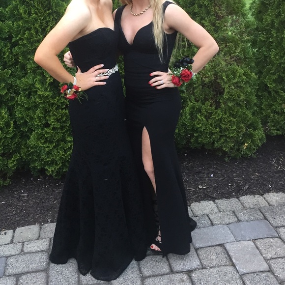 Black Prom Dress - Picture 2 of 4